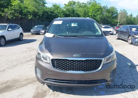 2017 Kia Sedona Lx из США, поврежденный, VIN KNDMB5C14H6283833